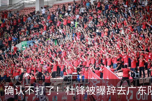 确认不打了！杜锋被曝辞去广东队主教练一职，新外教将全面接管！